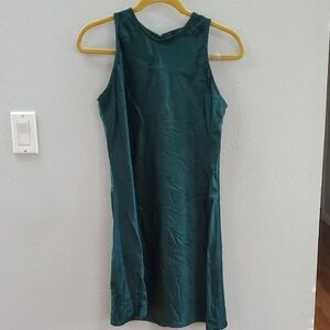 All that Jazz green vintage mini dress